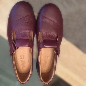 Hotter 'Sunset' New Wide Plum Flats 8.5 US
